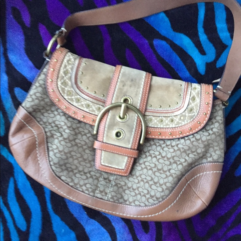 Coach Leather Hand Bag